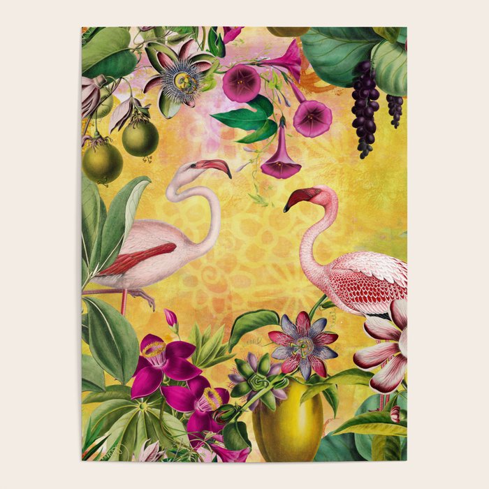Tropical Flamingo Island Poster Gallery Image 4