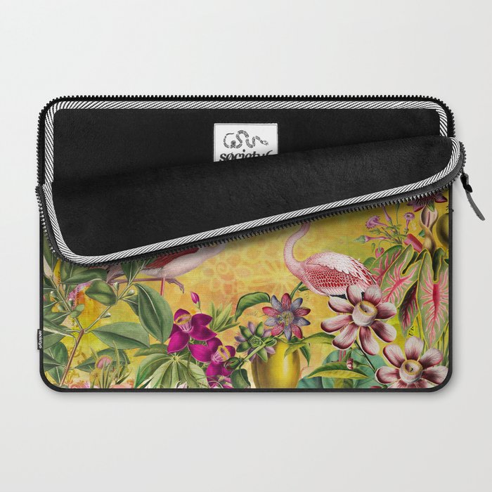 Tropical Flamingo Island Laptop Sleeve Gallery Image 2