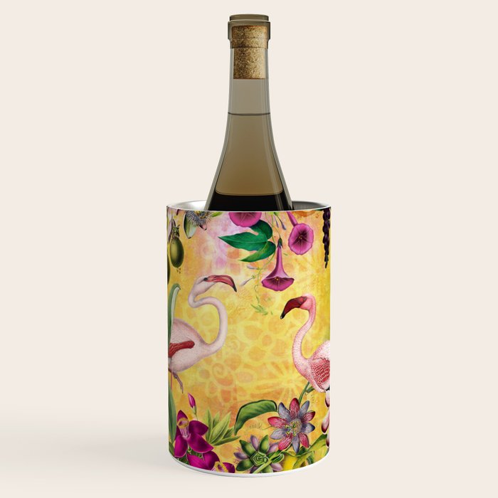 Tropical Flamingo Island Wine Chiller Gallery Image 1