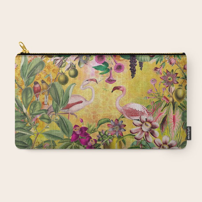 Tropical Flamingo Island Carry All Pouch Gallery Image 2