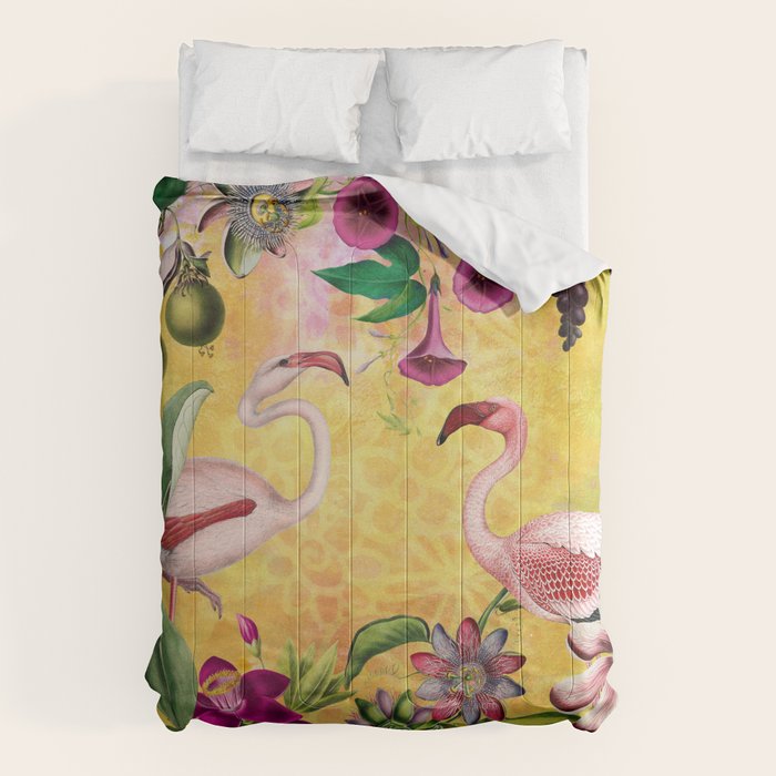 Tropical Flamingo Island Comforter Gallery Image 6