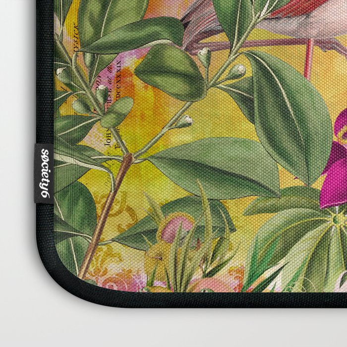 Tropical Flamingo Island Laptop Sleeve Gallery Image 3