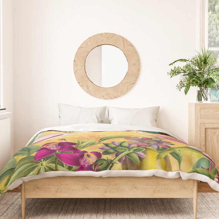 Tropical Flamingo Island Duvet Cover Gallery Image 3