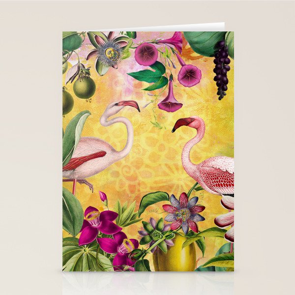 Tropical Flamingo Island Stationery Card Gallery Image 2