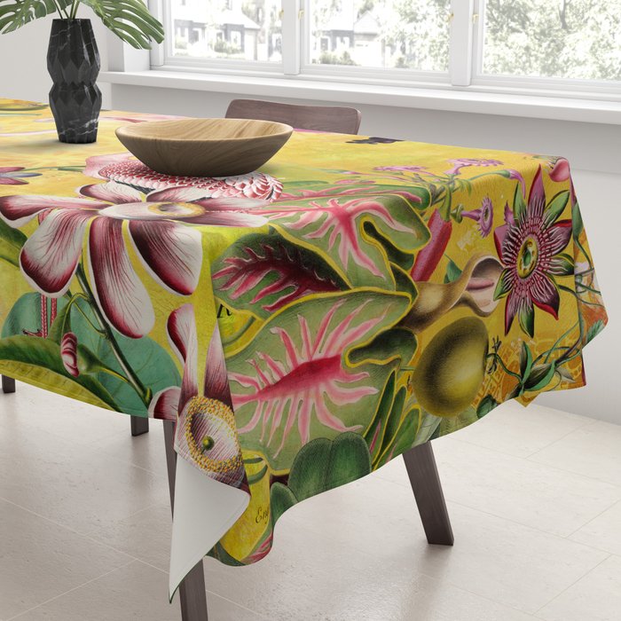 Tropical Flamingo Island Tablecloth Gallery Image 3