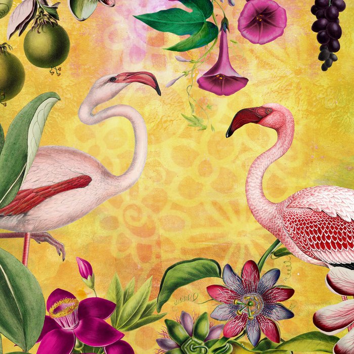 Tropical Flamingo Island Coffee Mug Gallery Image 2