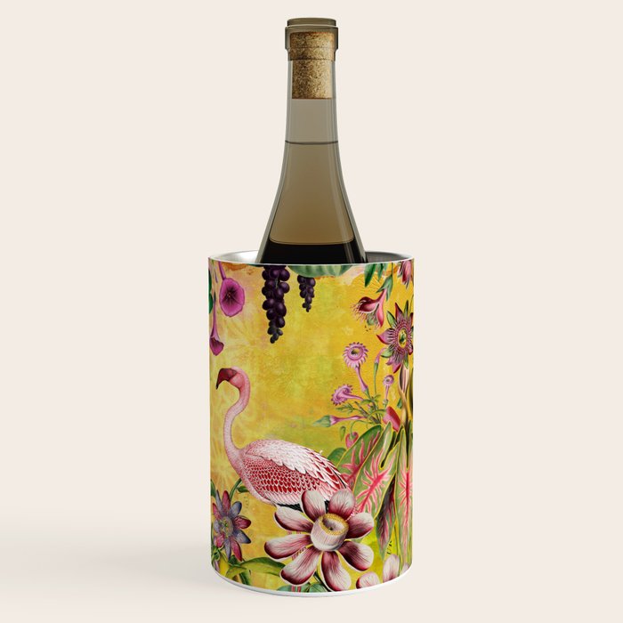 Tropical Flamingo Island Wine Chiller Gallery Image 3