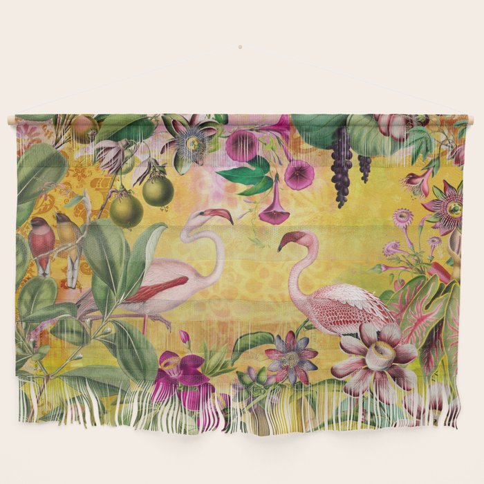 Tropical Flamingo Island Wall Hanging Gallery Image 1