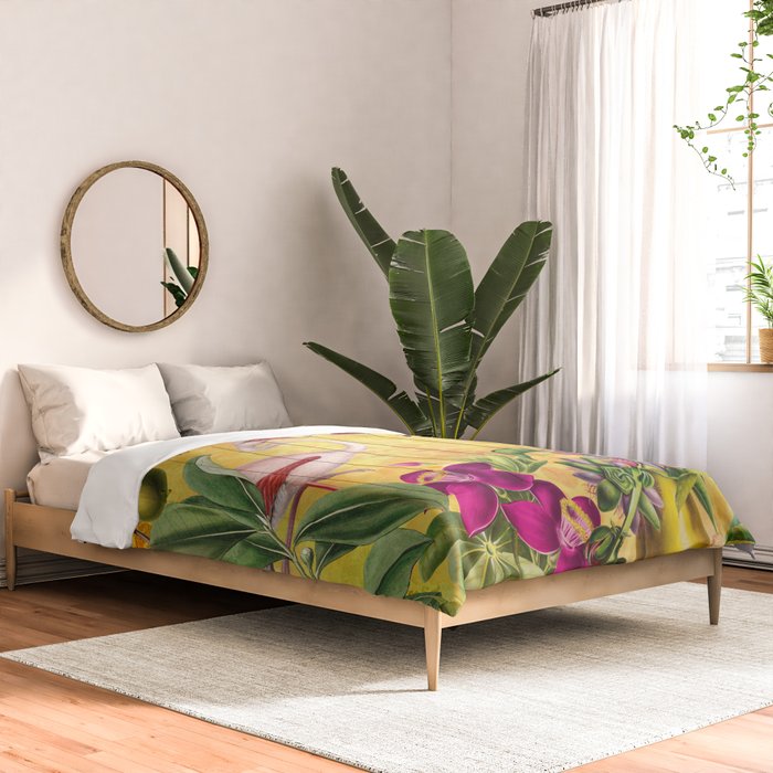 Tropical Flamingo Island Comforter Gallery Image 2