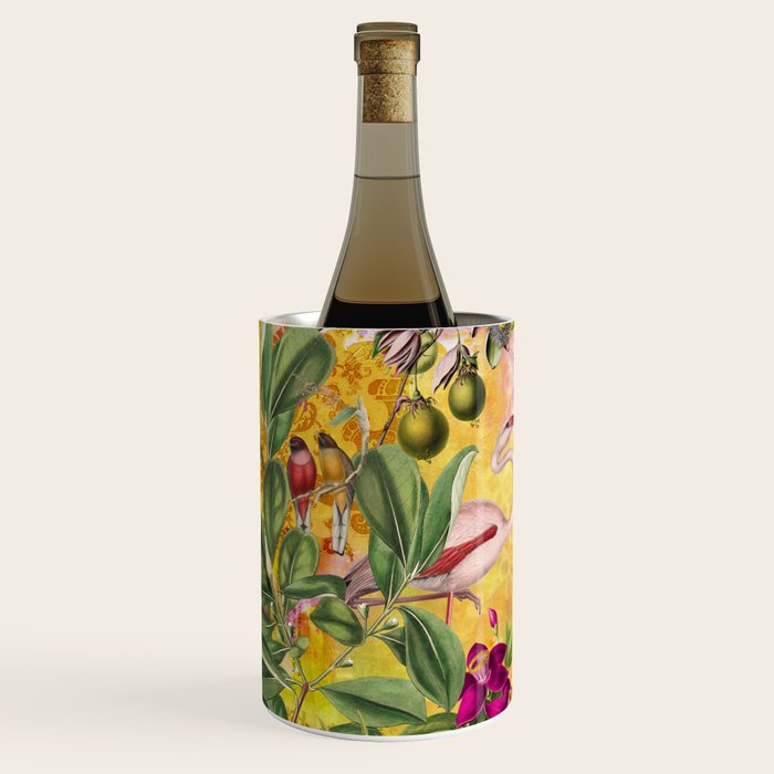 Tropical Flamingo Island Wine Chiller Gallery Image 2