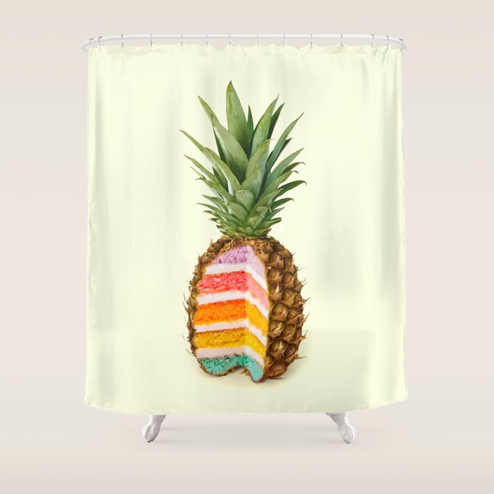 PINEAPPLE CAKE Shower Curtain Gallery Image 1