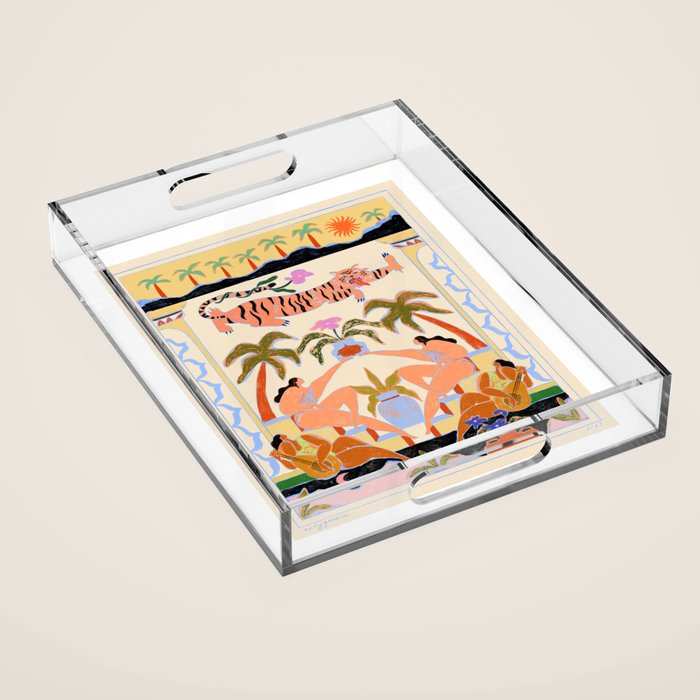 Tropicana Acrylic Tray Gallery Image 1