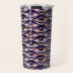 Hypnotized - vintage violet  Travel Mug Gallery Image 1