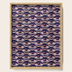 Hypnotized - vintage violet  Serving Tray Gallery Image 1