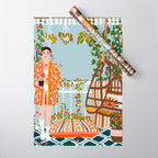 morning coffee Wrapping Paper Gallery Image 1