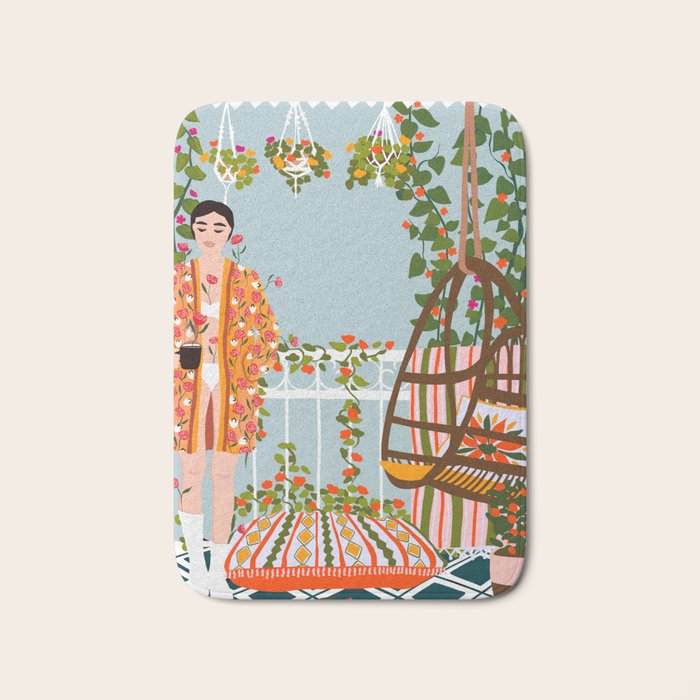 morning coffee Bath Mat Gallery Image 1