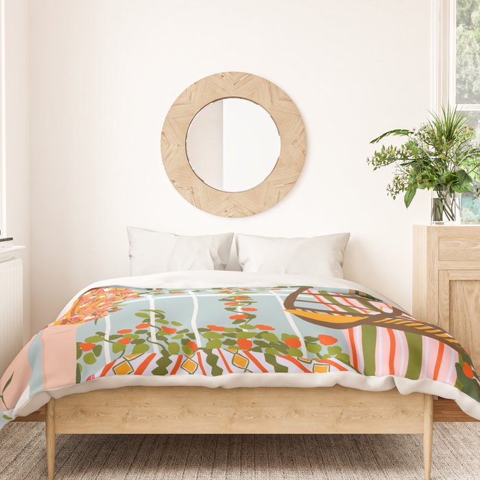 morning coffee Duvet Cover Gallery Image 3