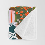 morning coffee Throw Blanket Gallery Image 3
