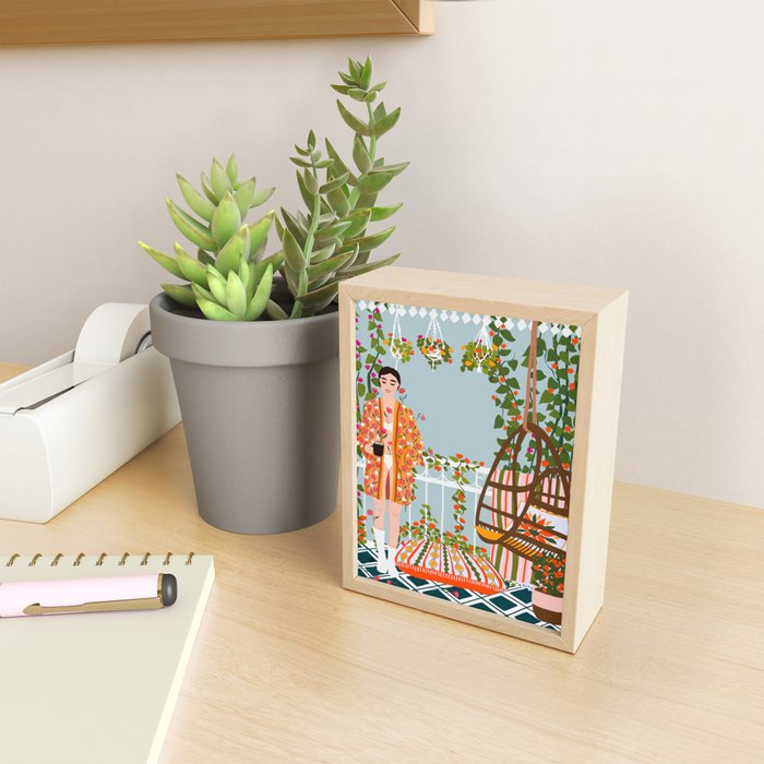 morning coffee Mini Art Print Gallery Image 2