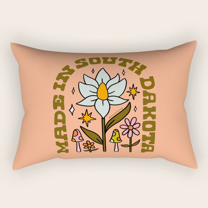 Made In South Dakota Rectangular Pillow Gallery Image 1