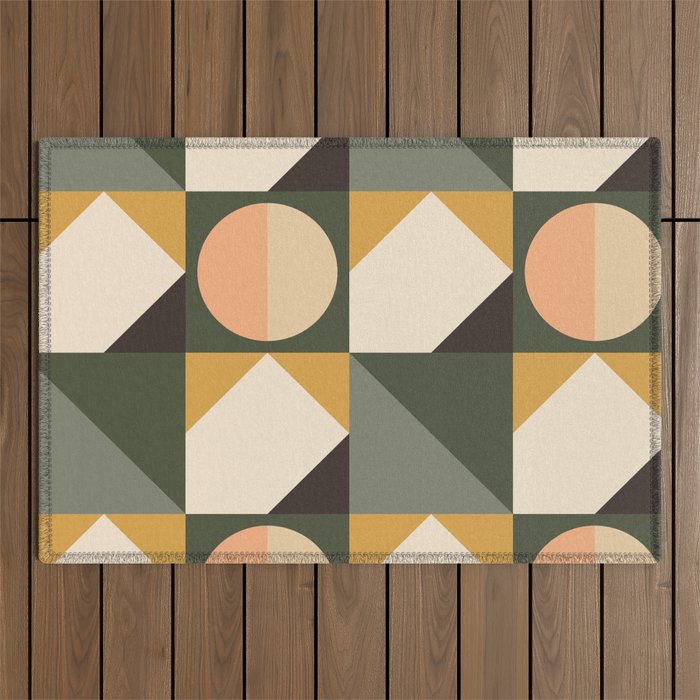 Mid Century 28A Outdoor Rug Gallery Image 1