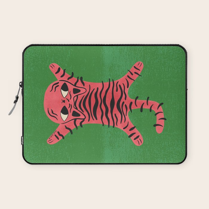 Silly Cat Rug Laptop Sleeve Gallery Image 1