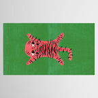 Silly Cat Rug Tablecloth Gallery Image 2