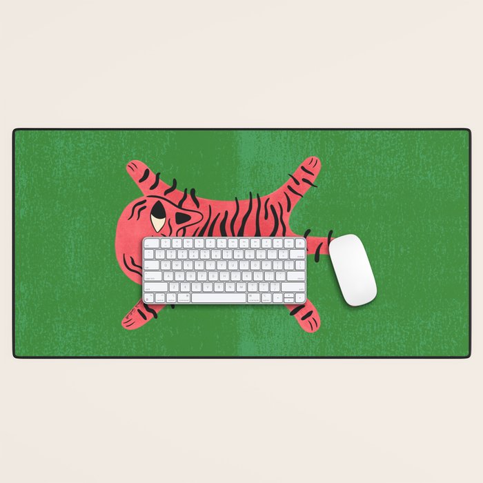 Silly Cat Rug Desk Mat Gallery Image 1