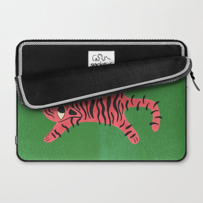 Silly Cat Rug Laptop Sleeve Gallery Image 2