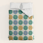 Retro Summer Daisies X Duvet Cover Gallery Image 6