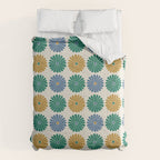 Retro Summer Daisies X Comforter Gallery Image 6