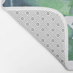 Tropical  Leaves Bath Mat Gallery Image 2
