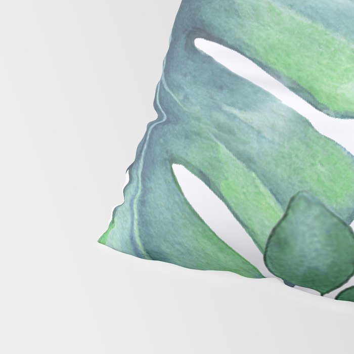 Tropical  Leaves Pillow Sham Gallery Image 4