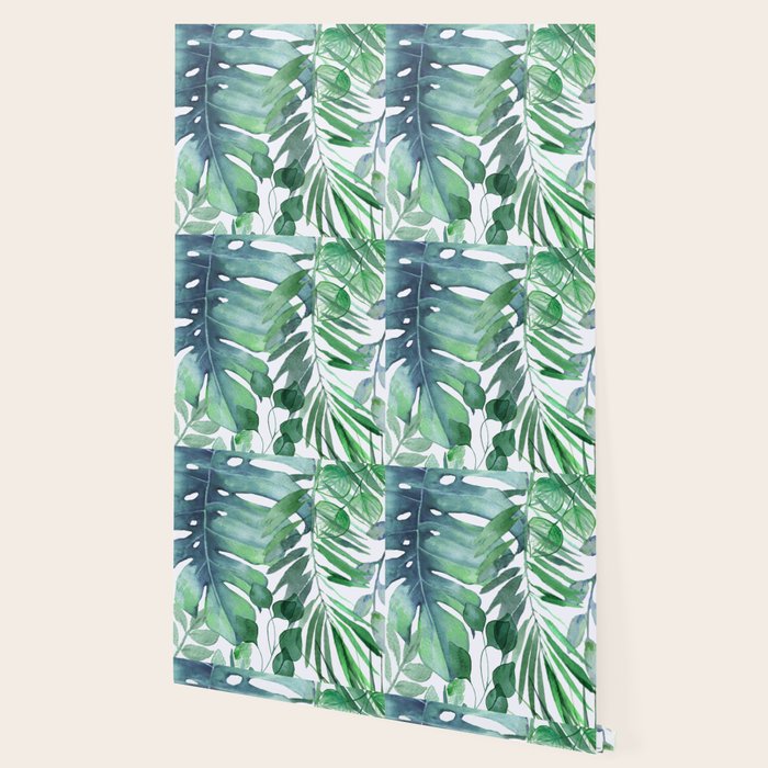 Tropical  Leaves Wallpaper Gallery Image 2