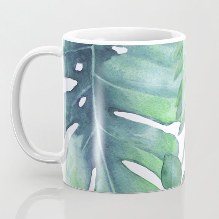 Tropical  Leaves Coffee Mug Gallery Image 3