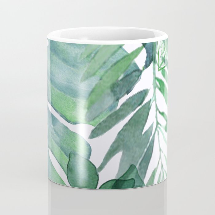 Tropical  Leaves Coffee Mug Gallery Image 4
