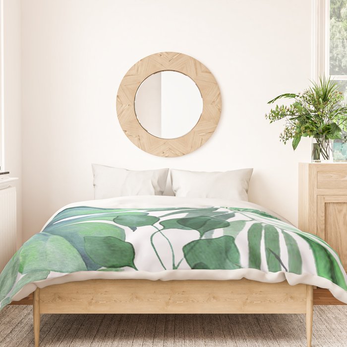 Tropical  Leaves Duvet Cover Gallery Image 3