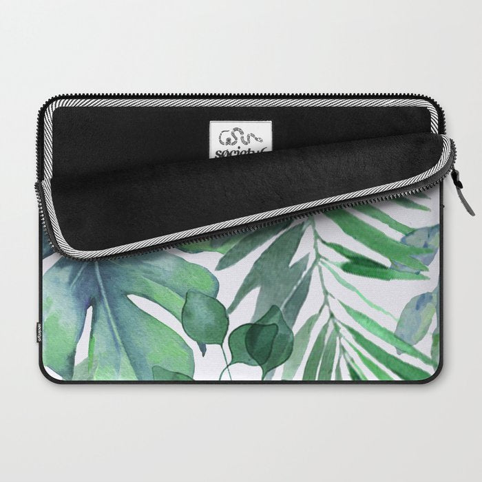 Tropical  Leaves Laptop Sleeve Gallery Image 2