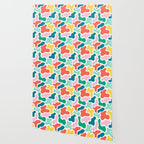Colorful abstract art shape pattern Wallpaper Gallery Image 2
