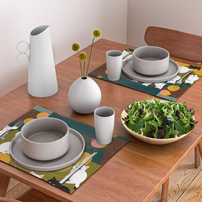 Cats And Wool Placemat Gallery Image 2
