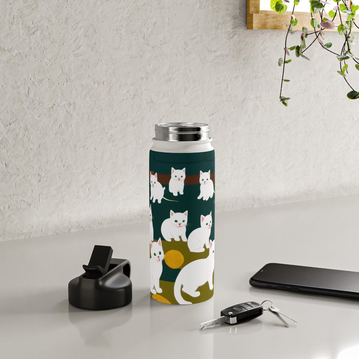 Cats And Wool Water Bottle Gallery Image 4