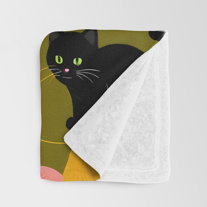 Cats And Wool Throw Blanket Gallery Image 3