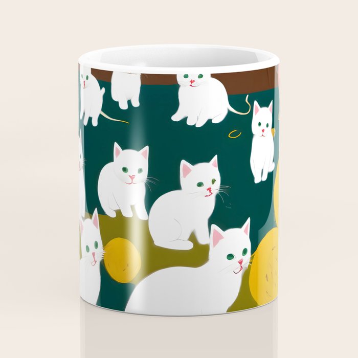 Cats And Wool Coffee Mug Gallery Image 4