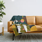 Cats And Wool Throw Blanket Gallery Image 1