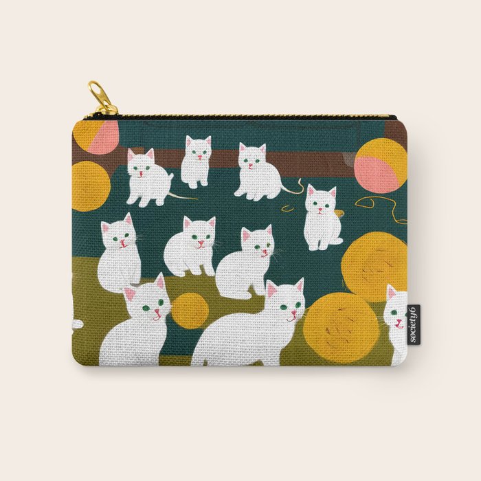 Cats And Wool Carry All Pouch Gallery Image 1
