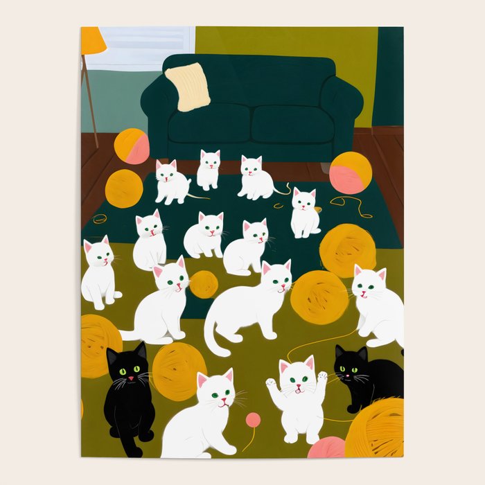 Cats And Wool Poster Gallery Image 4