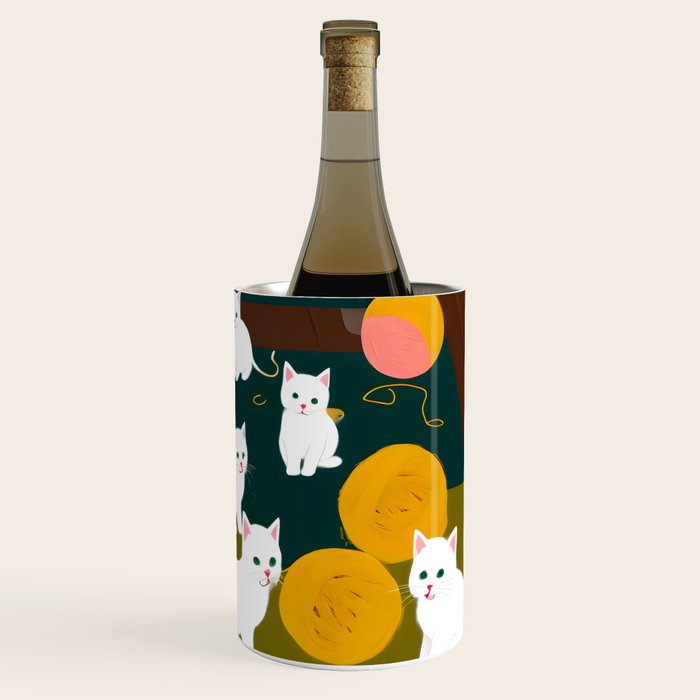 Cats And Wool Wine Chiller Gallery Image 3