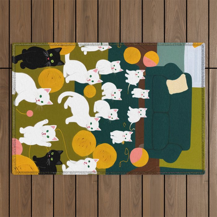 Cats And Wool Outdoor Rug Gallery Image 1