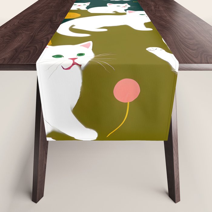 Cats And Wool Table Runner Gallery Image 1