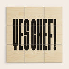 Yes Chef Wood Wall Art Gallery Image 1